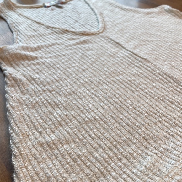 ⭐️Anthropology Eri + Ali Ribbed Fringe Tank Top - Picture 5 of 10
